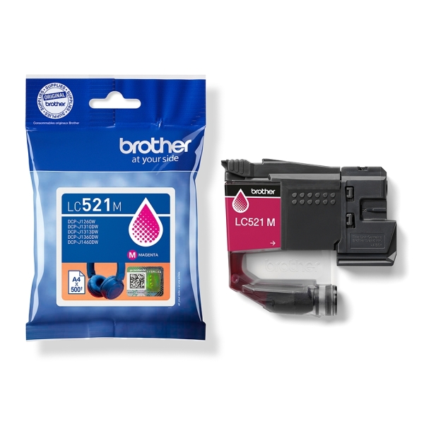 Cartucho Tinta Brother LC521M Magenta Original